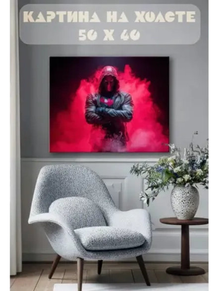 Картина на стену 40 X 50 Джейсон Тодд (Красный Колпак)