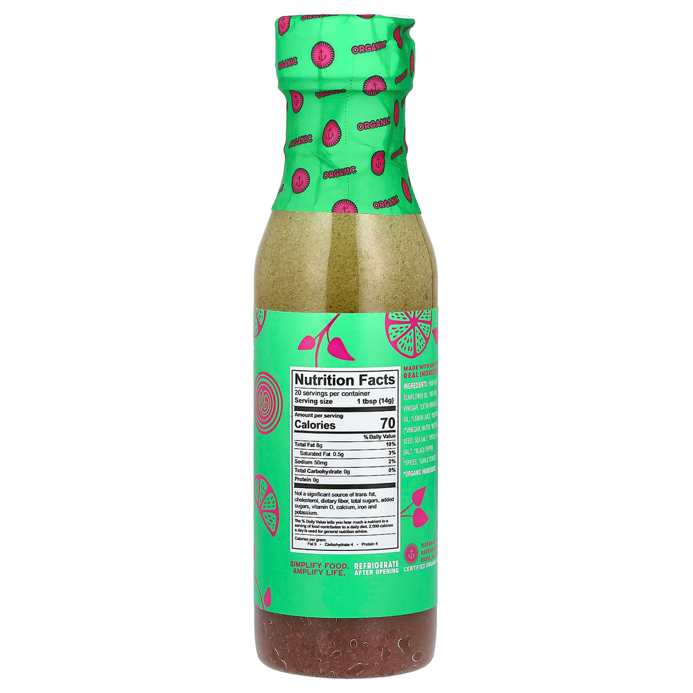 Tessemae's, Pantry, органическая заправка и маринад, классический итальянский, 296 мл (10 жидк. унц.)