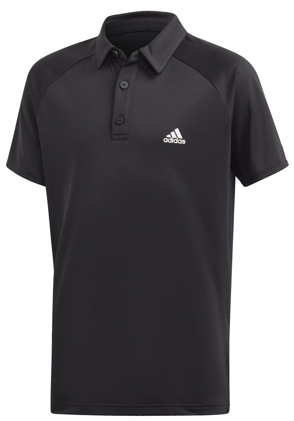 Футболка для мальчика теннисная Adidas B Club Polo - black/white/black