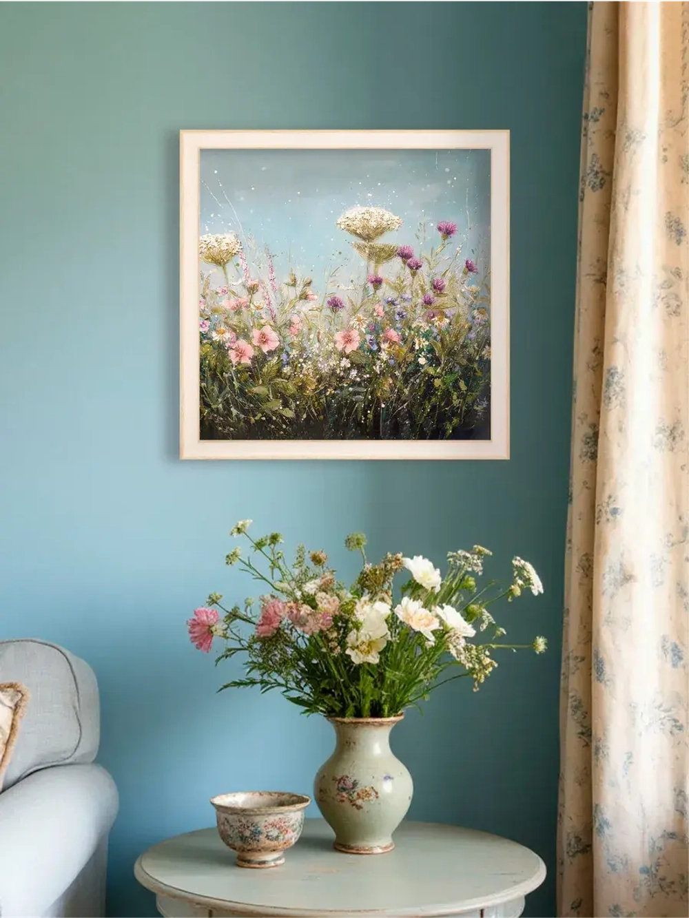 Картина на стену интерьерная на холсте 44х44 см