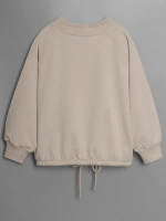 Свитшот для девочки осенний с завязками