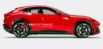 Карбоновые боковые юбки для Ferrari Purosangue 2023+ Феррари Пуросанг