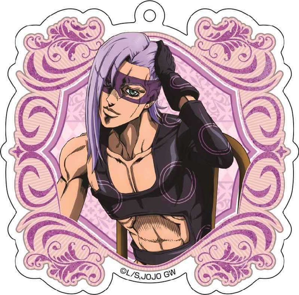 Акриловый брелок "ДжоДжо / JoJo - Золотой ветер"