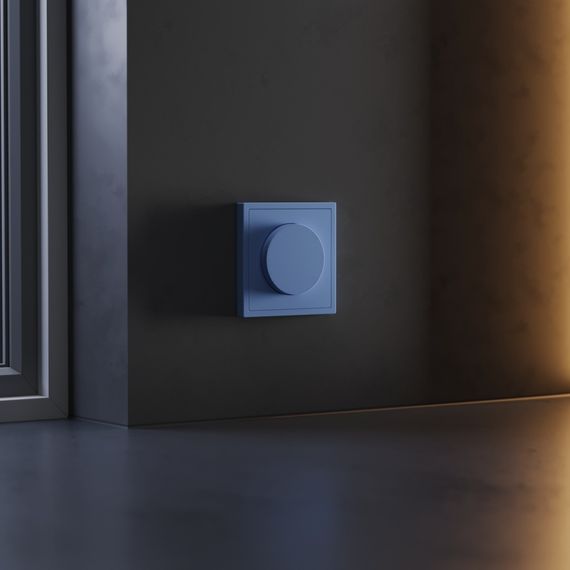 Накладка для светорегулятора поворотно-нажимного, S70 (деним) Voltum VLS002015