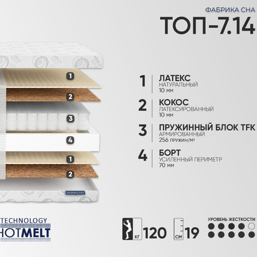 Матрас Фабрика сна Топ-7.14