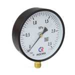Манометр ТМ-610Р.00 радиальный Дк150мм 0-0,6 МПа кл.1,5 G1/2" Росма 00000006966