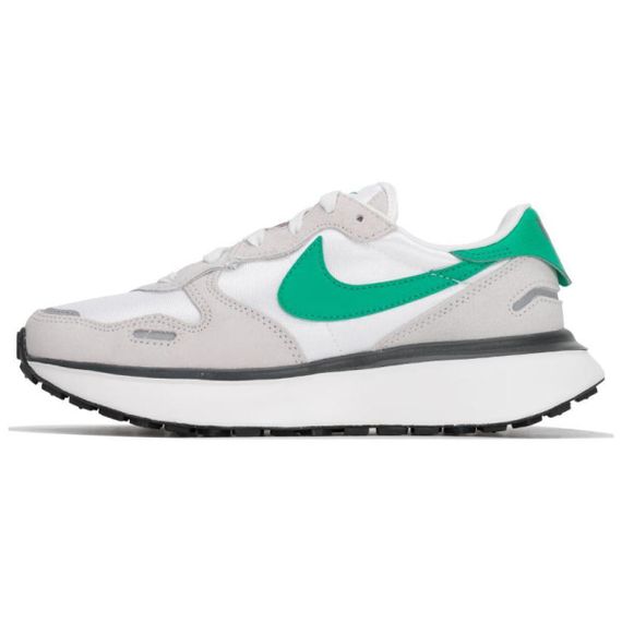 NIKE Phoenix Waffle Повседневная обувь Низкий верх Белый, серый, зеленый Женская