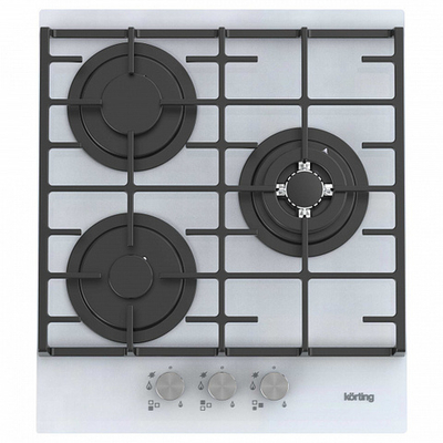 Газовая стеклянная варочная панель Korting HGG 4825 CTW