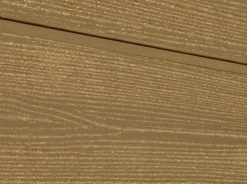 Cайдинг  из ДПК. Sorbus Радиальный распил. Цвет тик.