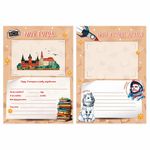 Листы-вкладыши для портфолио ШКОЛЬНИКА, 30 разделов, 32 листа, "Великие имена", ЮНЛАНДИЯ, 116370