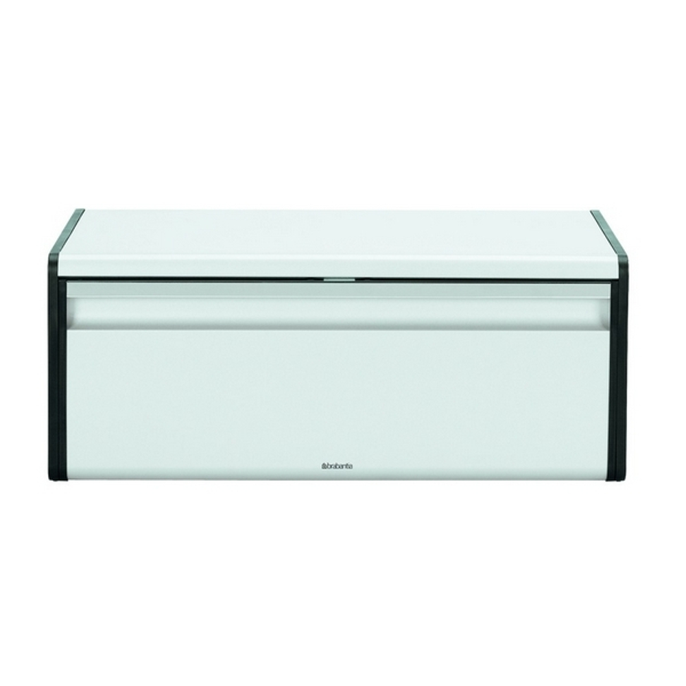 Хлебница Brabantia с откидной крышкой белая вид спереди