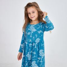 Голубое платье для девочки KOGANKIDS