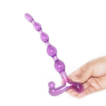 Розовый анальный стимулятор Bendy Twist (Цвет: розовый)