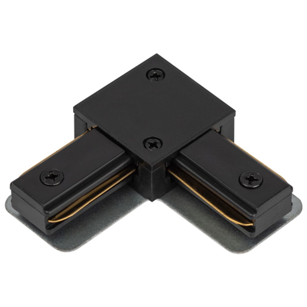 Коннектор питания ЭРА TR-1PA-LС BK для однофазного шинопровода угловой черный