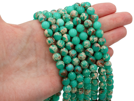 Нить бусин из варисцита 8,5мм