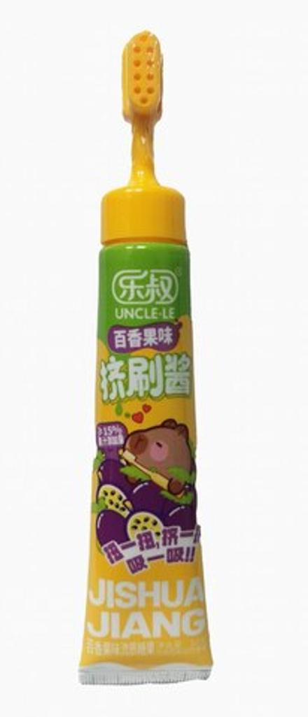 Джем "Unclen Le" Зубная щетка со вкусом маракуйи