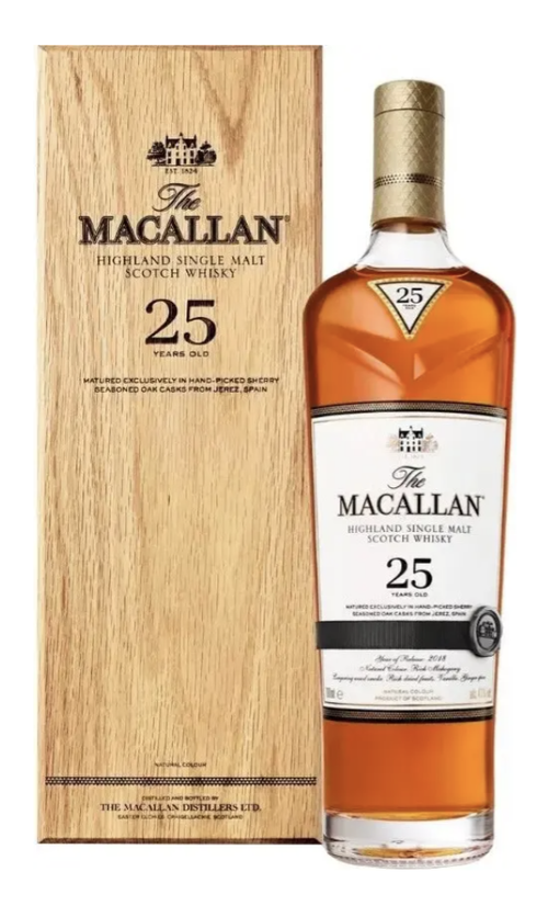 Виски The Macallan 25 Year Sherry Oak, 0.7 л.