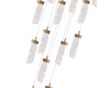08511-15A,36 Люстра каскадная Астен латунь Led 90W