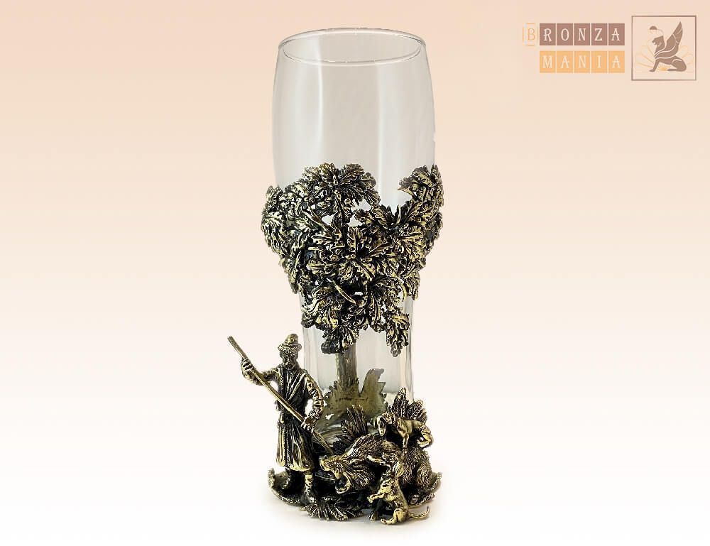 бокал пивной Охота на кабана