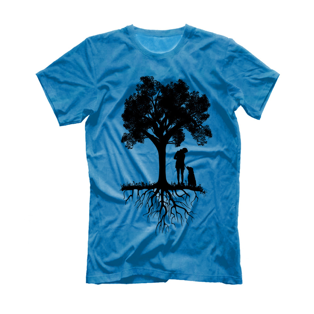 Футболка "Прогулка с Лабрадором"