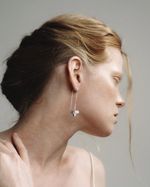 Серьги-протяжки Гортензия