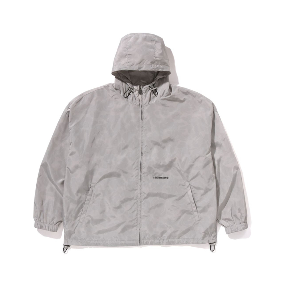 A Bathing Ape Bathing Ape Solid Color Nylon Hooded Куртка серый