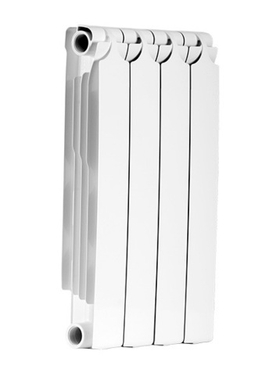 Радиатор биметаллический секционный Теплоприбор BR1-500 х 4 секции (боковое подключение)