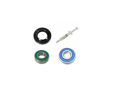 Подшипники для стиральной машины Zanussi Aquacycle 1050 6204 2RS 6205 2RS сальник 30х52х10/12 и смазка