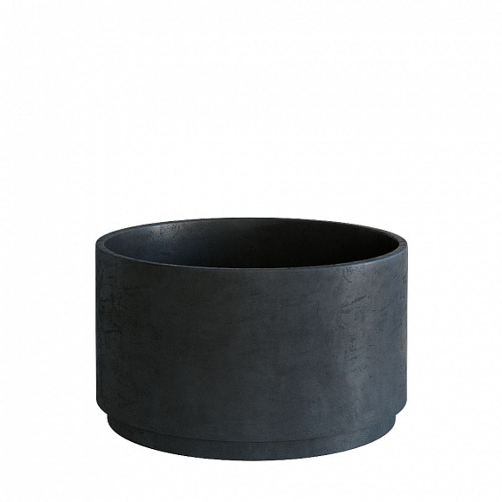 Кашпо CYLINDER XL CHARCOAL D70 H45
