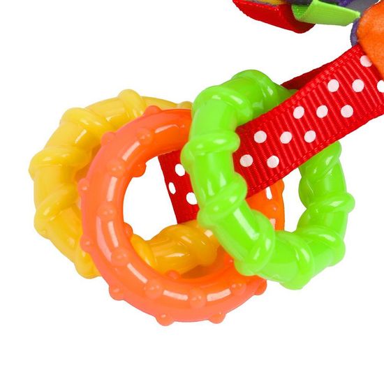 Текстильная игрушка подвеска с погремушками енот на блист. Умка