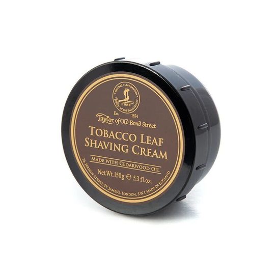 Крем для бритья Taylor Of Old Bond Street Tobacco Leaf, 150 гр.