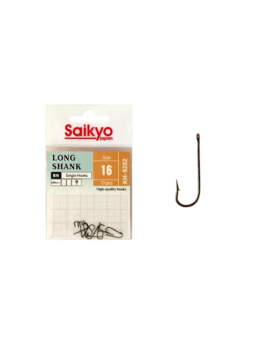 Крючки для рыбалки Saikyo KH-9282 BN LONG SHANK