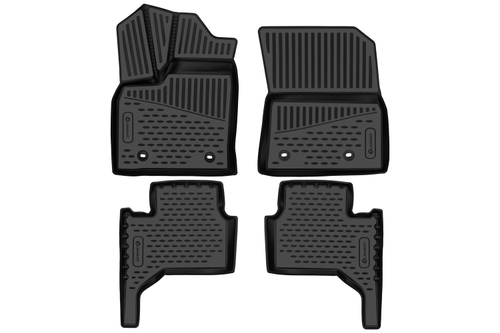 Коврики 3D в салон для LEXUS LX600 (IV), 2021-, VIP, для капитанских сидений, 4шт  AFM3DA67310210KVIP