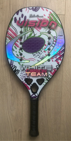 Ракетка White Carbon Team 2.3 Vision с заводским нанесением