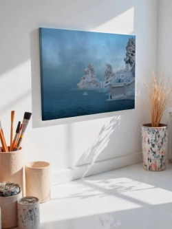 Картина на стену 40 X 50 Зимний пейзаж