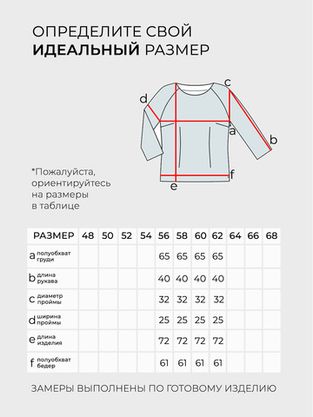 Цена на Джемпер-6287 больших размеров