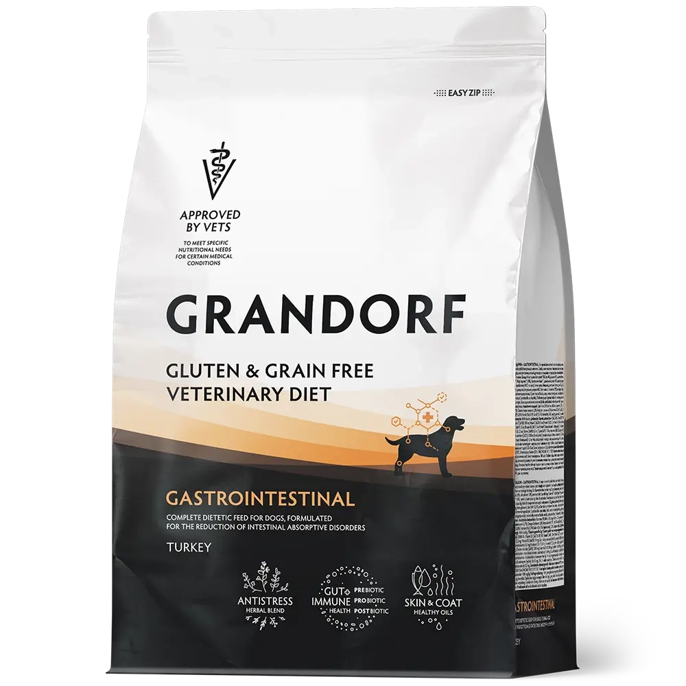 Grandorf GASTROINTESTINAL, Gluten & Grain Free, Veterinary Diet (Turkey)