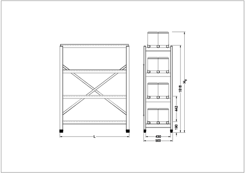 Шкафы и конструктивы 4E-PGL 2-08