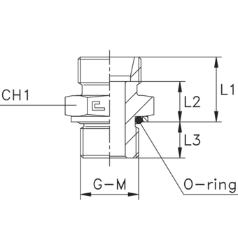 Штуцер FH DL08 12х1.5 (корпус)