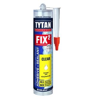 Клей-герметик Tytan Fix2 Clear прозрачный 290 мл