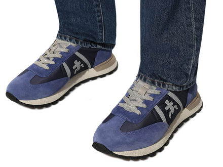 Premiata John Low D синие с черным