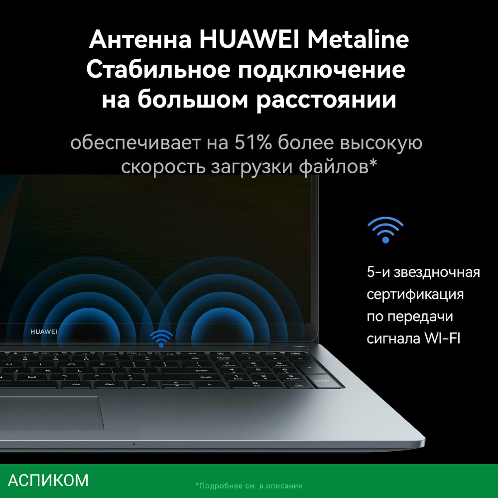 Ноутбук Huawei MateBook D 16 MCLG-X Space Gray (53014BKU)