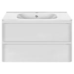 Тумба под раковину Vincea Vico 800 подвесная, 2 выкатных ящика soft close, G.White