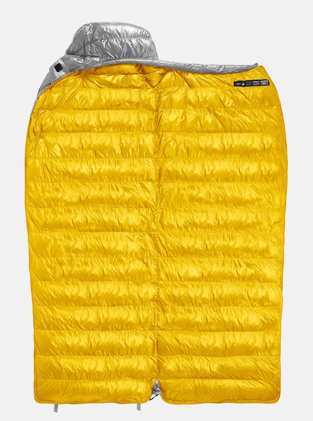 Спальный мешок Naturehike CW400 75*210 см, серый, молния справа (NH18C400-D)