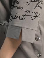 Блуза Подснежник (серая) Б15425-18М LT Collection