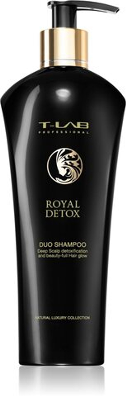 T-LAB Professional Royal Detox - очищающий и детоксицирующий шампунь /   750  ml  / GTIN 5060466660489