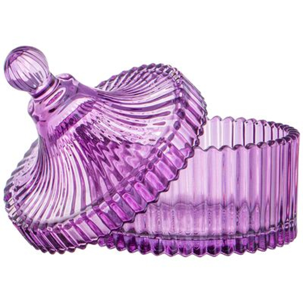 ЕМКОСТЬ ДЛЯ ХРАНЕНИЯ LEFARD С КРЫШКОЙ "BLISS PURPLE", 10*12,5СМ