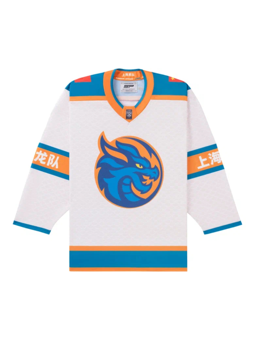 Джерси гостевая сублимационная без вышивок ХК "Шанхайские Драконы"
