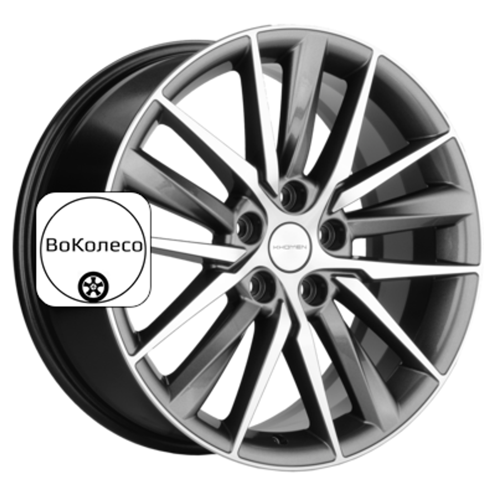 8x18/5x114,3 ET45 D67,1 KHW1807 (Mazda CX-9) Gray-FP Khomen Wheels
