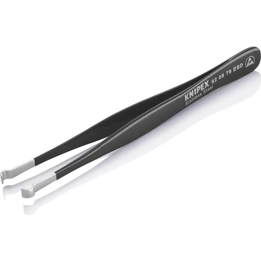 Пинцет для прецизионных работ, антистатический 120 мм Knipex 92 08 79 ESD